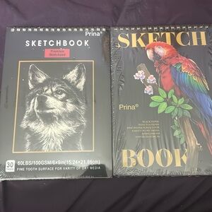 2 sketch books
